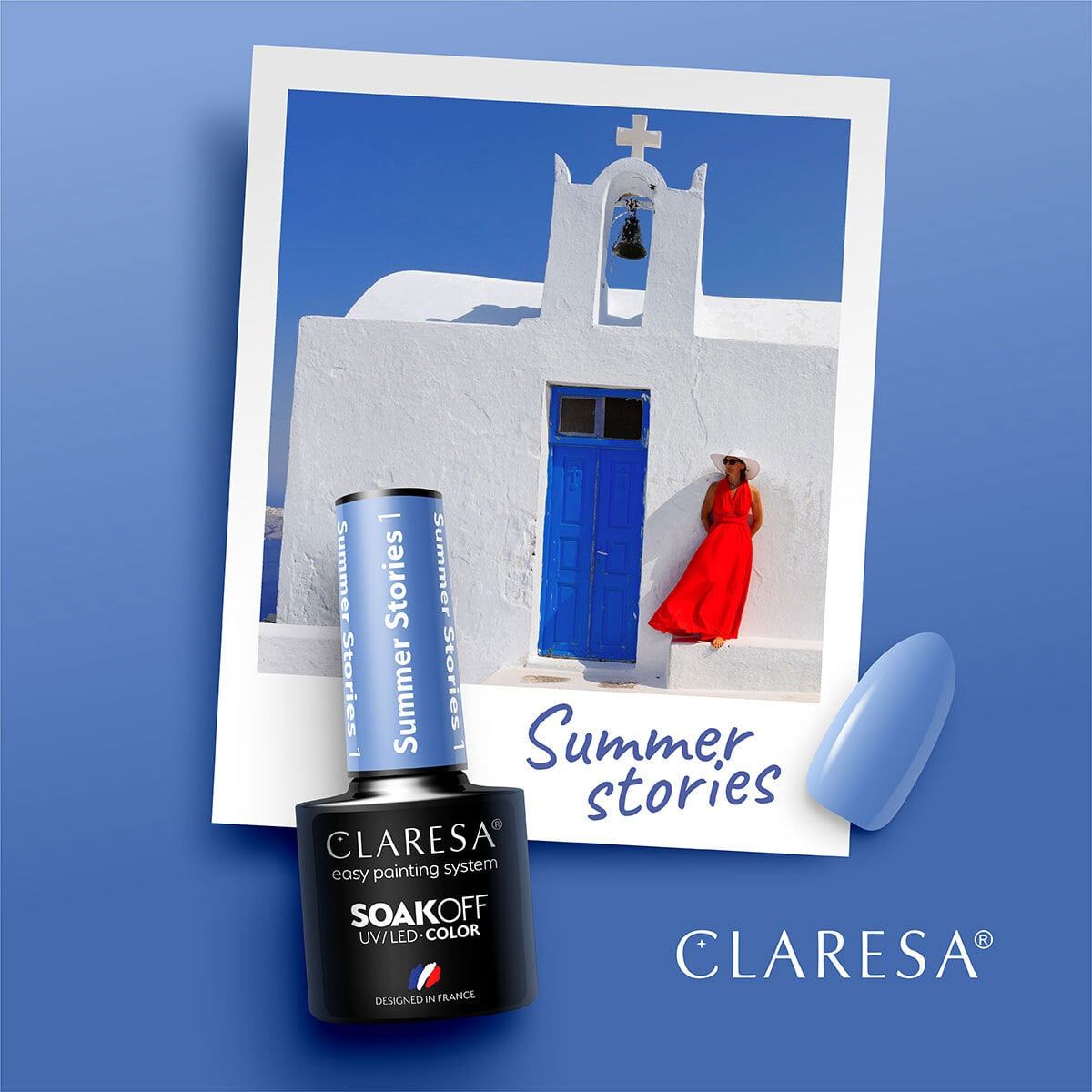 Claresa UV-LED-Gel-Nagellack, 5 ml, Summer Stories 1