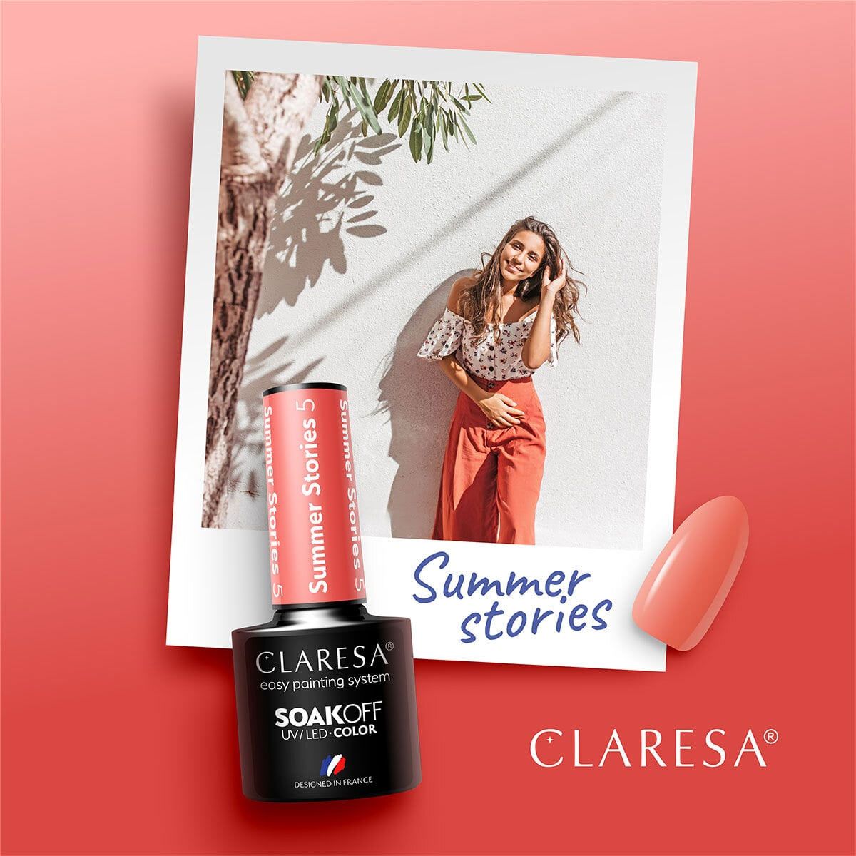 Claresa UV-LED-Gel-Nagellack, 5 ml, Summer Stories 5