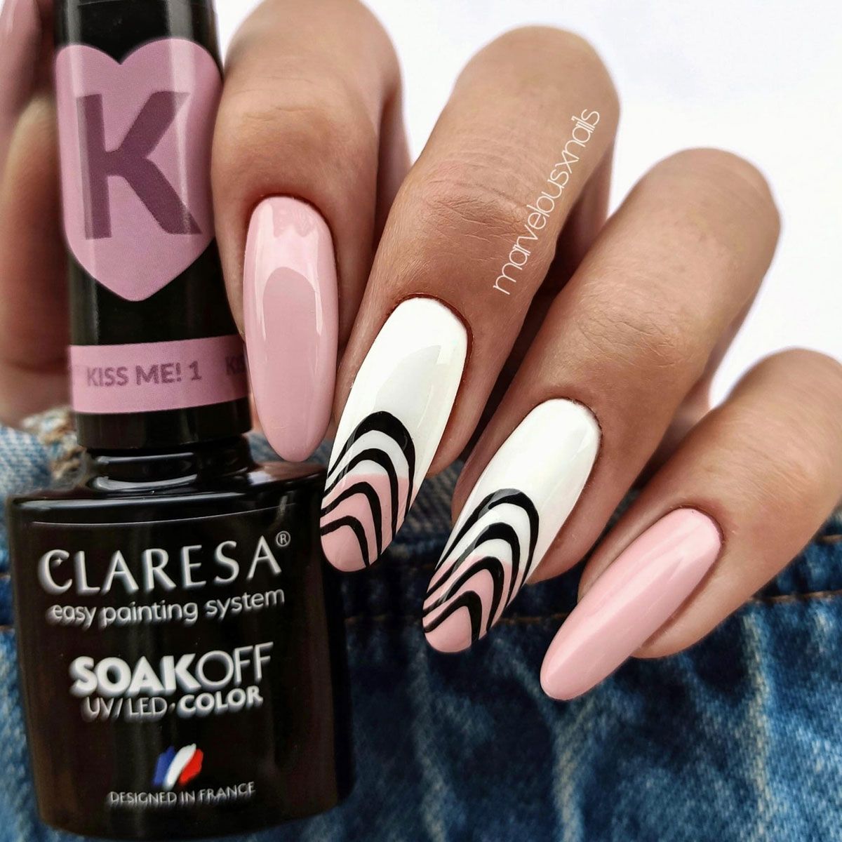 Claresa UV-LED-Gel-Nagellack, 5 ml, Kiss Me 1