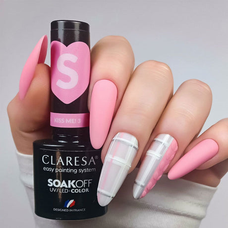 Claresa UV-LED-Gel-Nagellack, 5 ml, Kiss Me 3