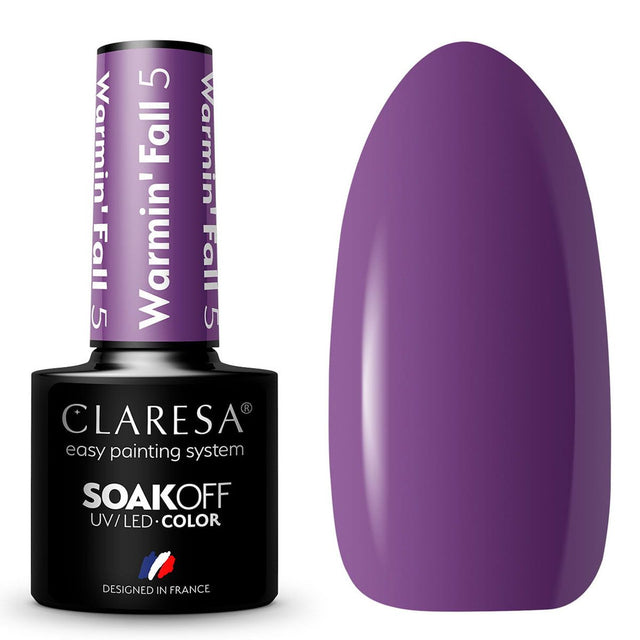 Claresa UV-LED-Gel-Nagellack, 5 ml, Warmin' Fall 5