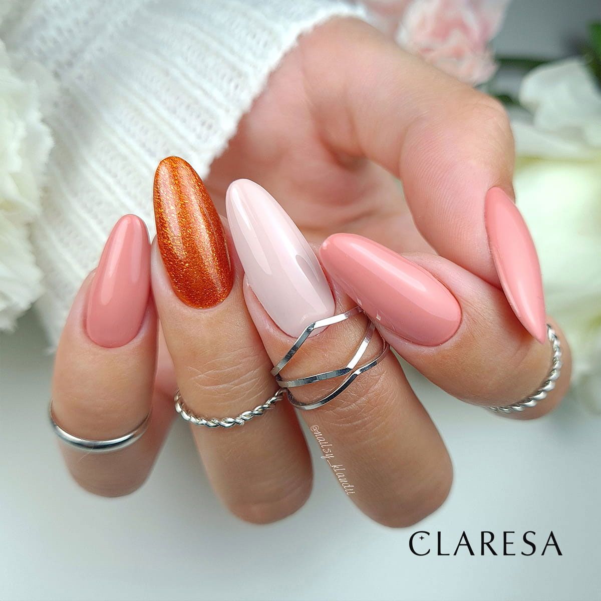 Claresa UV-LED-Gel-Nagellack, 5 ml, Fallin' Love 2
