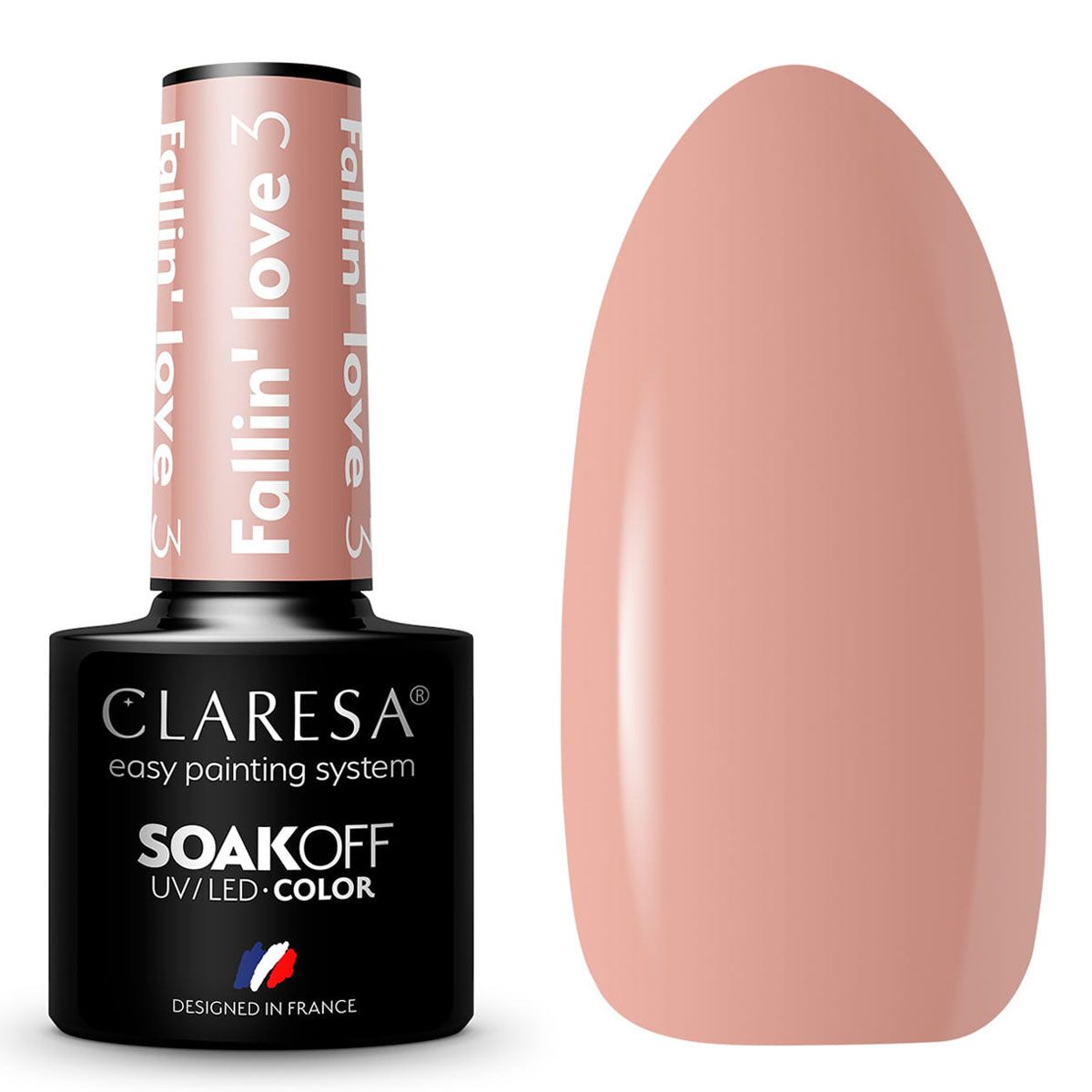 Claresa UV-LED-Gel-Nagellack, 5 ml, Fallin' Love 3
