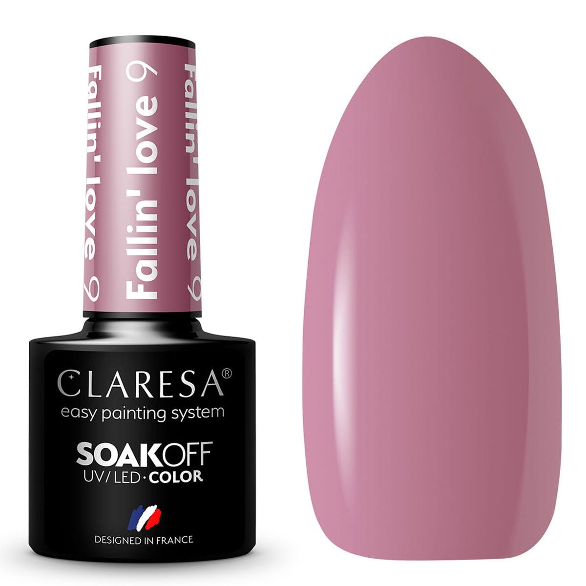 Claresa UV-LED-Gel-Nagellack, 5 ml, Fallin' Love 9