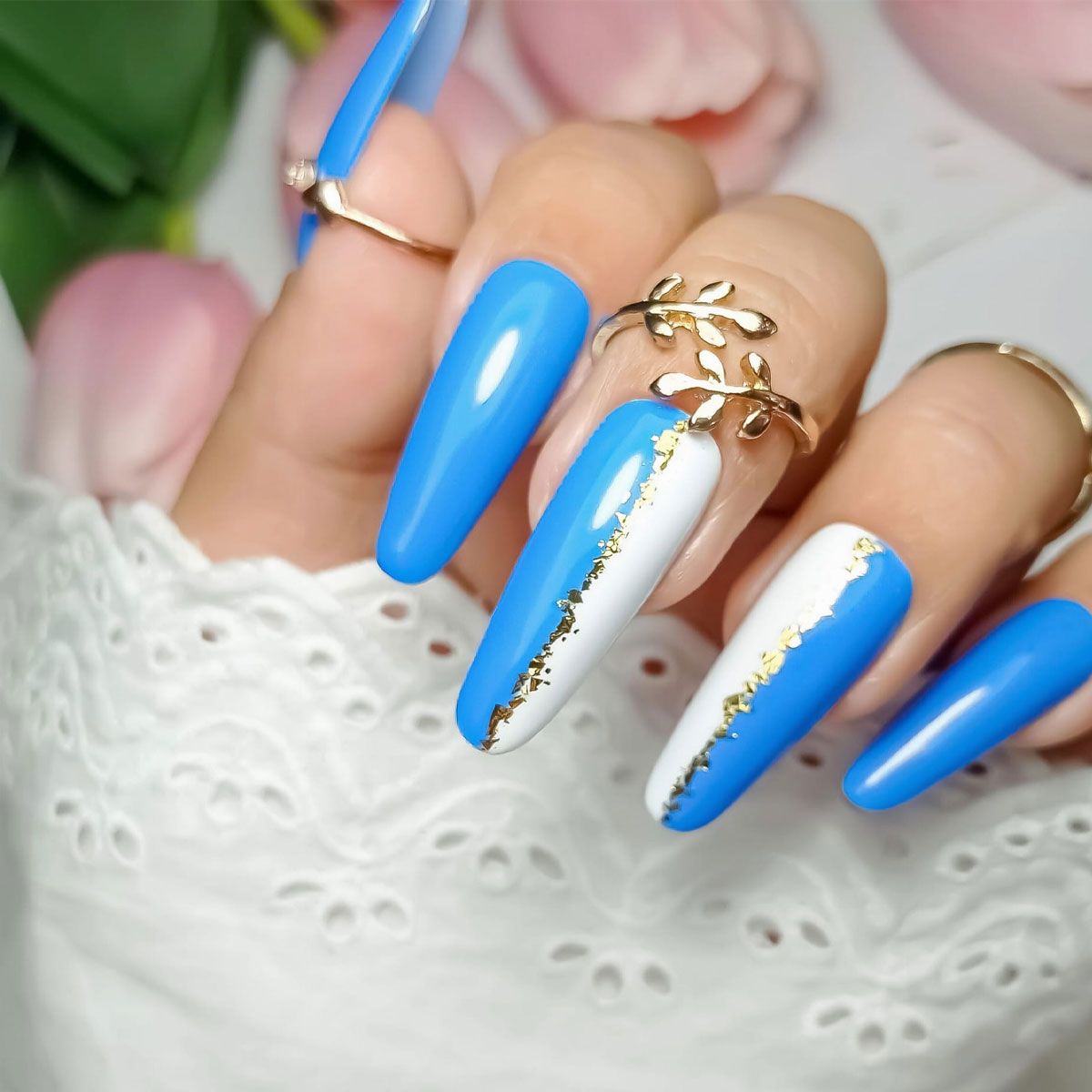 Claresa UV-LED-Gel-Nagellack, 5 ml, Blau 707 „Take Me to the River“.