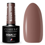 Claresa UV-LED-Gelpolitur 5 ml Braun 304 Bring mich zum Fluss