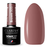 Claresa UV-LED-Gel-Nagellack, 5 ml, Braun 305, klassischer Look