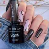 Claresa UV-LED-Gelpolitur 5 ml Braun 317 warme Gefühle