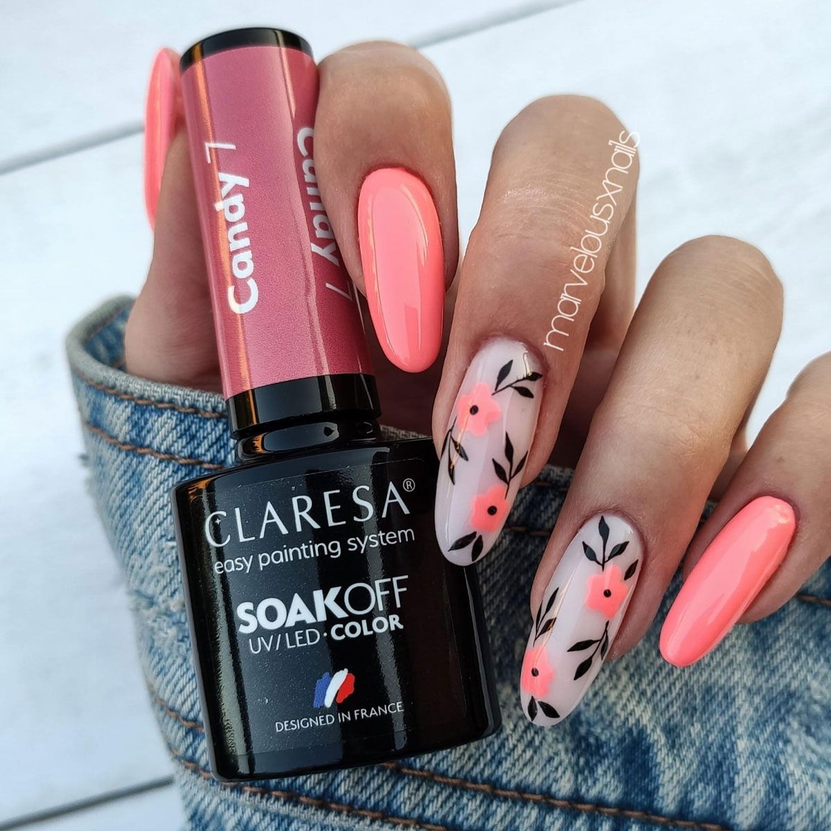 Claresa UV-LED-Gel-Nagellack, 5 ml, Candy 7