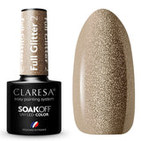Claresa UV-LED-Gel-Nagellack, 5 ml, Full Glitter 2 Bronze