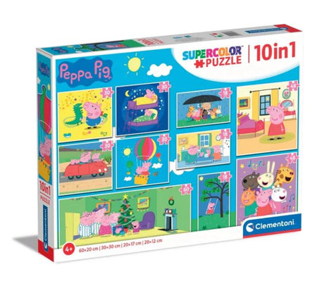Clementoni Rätsel Peppa Pig, 10in1