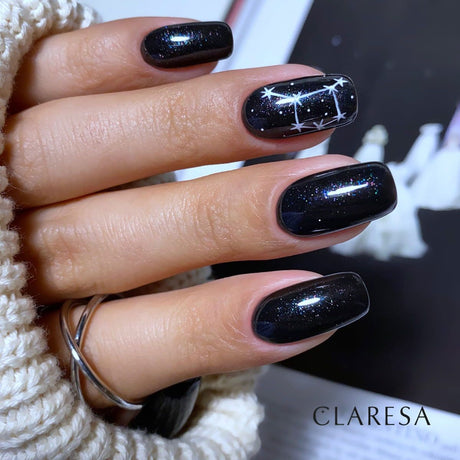 Claresa UV-LED-Gel-Nagellack, 5 ml, Galaxy Black
