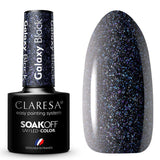 Claresa UV-LED-Gel-Nagellack, 5 ml, Galaxy Black