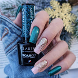 Claresa UV-LED-Gel-Nagellack, 5 ml, Galaxiegrün