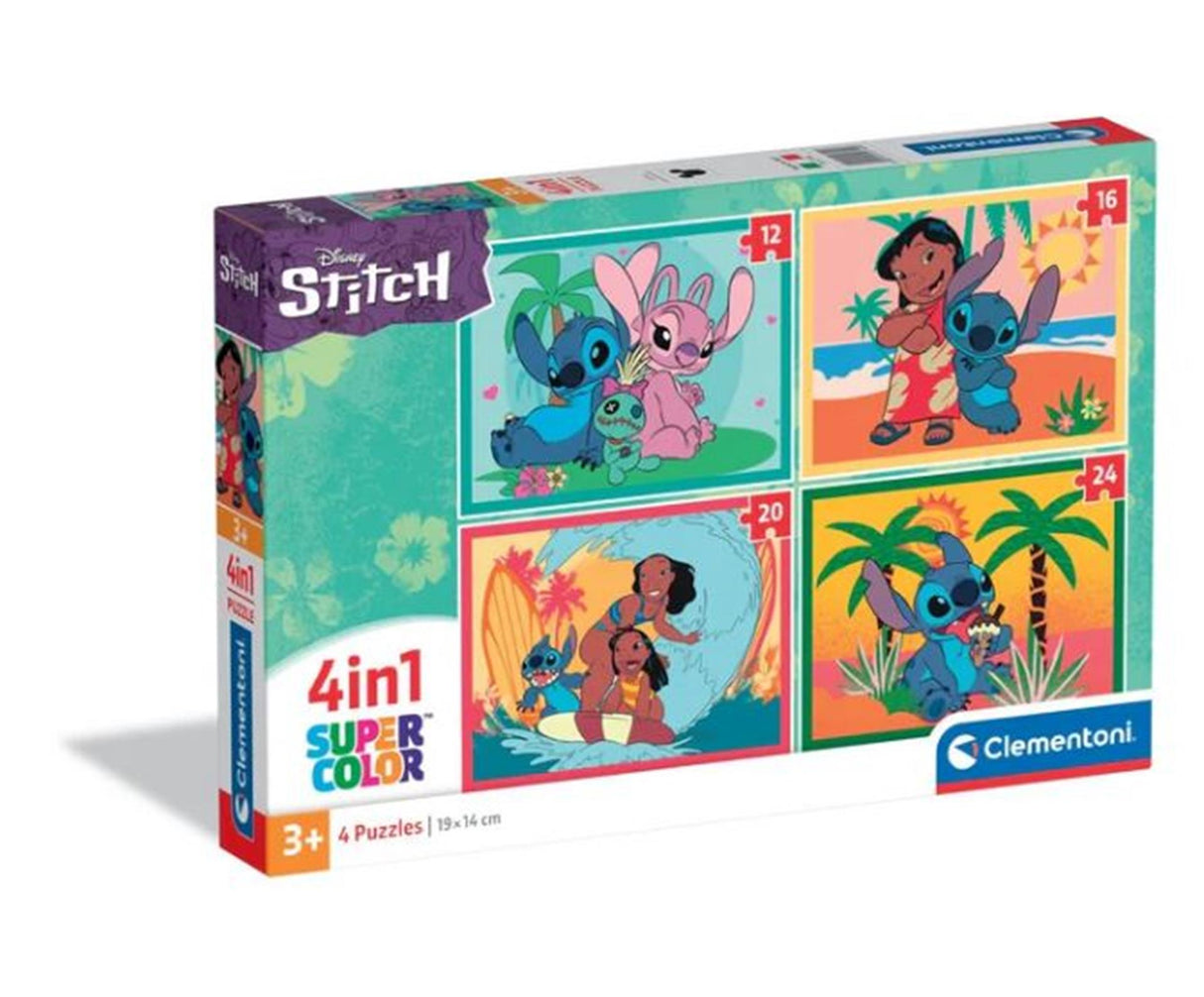 Clementoni Super-Farbpuzzle 4in1 Stich