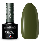Claresa UV-LED-Gel-Nagellack, 5 ml, Grün, 805 „Take Me to the River“.