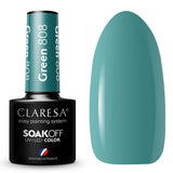 Claresa UV-LED-Gel-Nagellack, 5 ml, Grün 808 Rainbow Explosion
