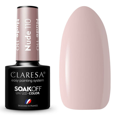 Claresa UV-LED-Gel-Lack, 5 ml, Nude 110