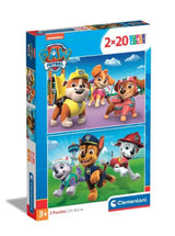 Clementoni Puzzle 2x20 Teile Paw Patrol