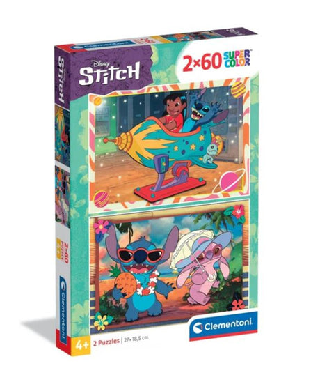 Clementoni-Puzzle 2x60 Teile Stich 2025