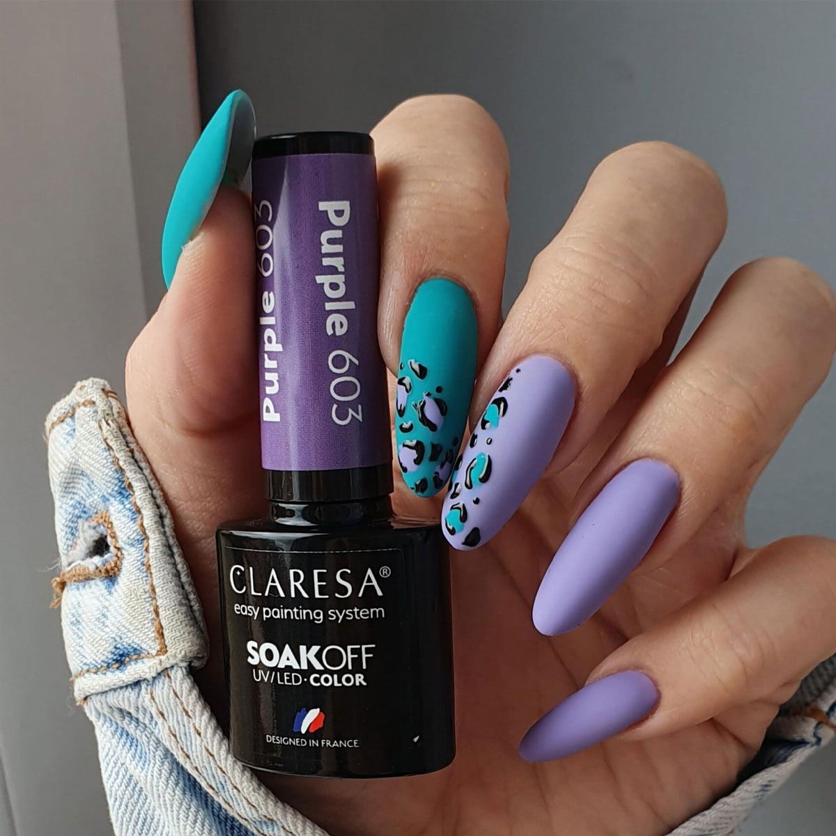 Claresa UV-LED-Gelpolitur 5 ml Lila 603 Kirmes