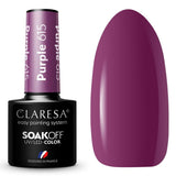 Claresa UV-LED-Gel-Nagellack, 5 ml, Lila, 615 Quiet Forest