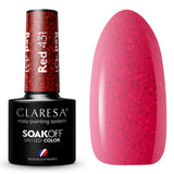 Claresa UV-LED-Gellack 5 ml Rot 431 warme Gefühle