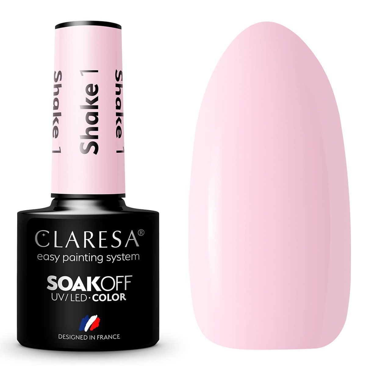 Claresa UV-LED-Gel-Nagellack, 5 ml, schütteln 1