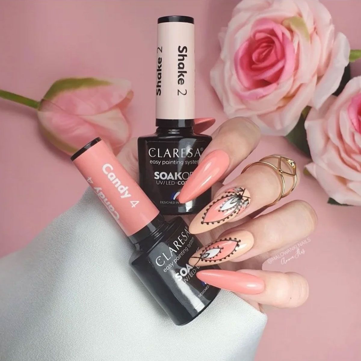 Claresa UV-LED-Gel-Nagellack, 5 ml, 2 mal schütteln