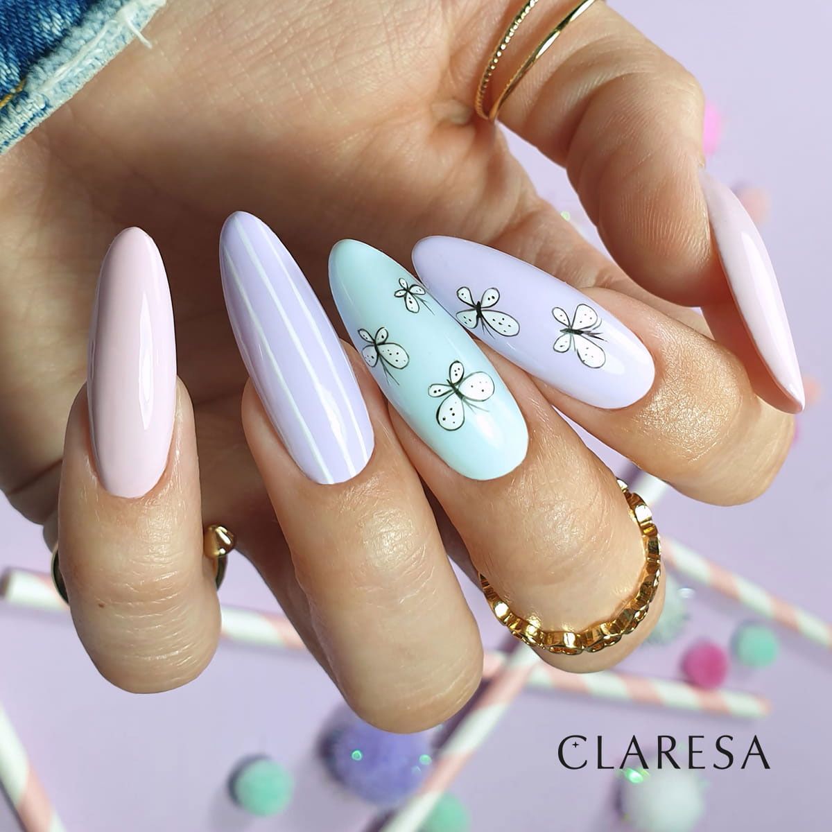 Claresa UV-LED-Gel-Nagellack, 5 ml, 6 mal schütteln