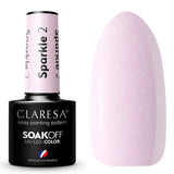 Claresa UV-LED-Gel-Nagellack, 5 ml, Sparkle 2