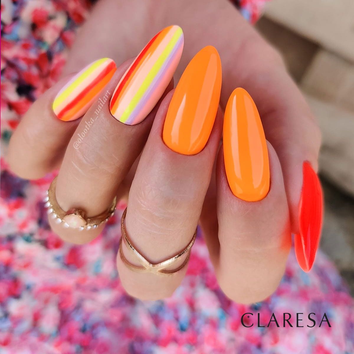 Claresa UV-LED-Gel-Nagellack, 5 ml, Fluo 3