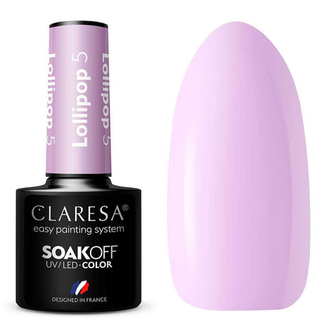 Claresa UV-LED-Gel-Nagellack, 5 ml, Lollipop 5