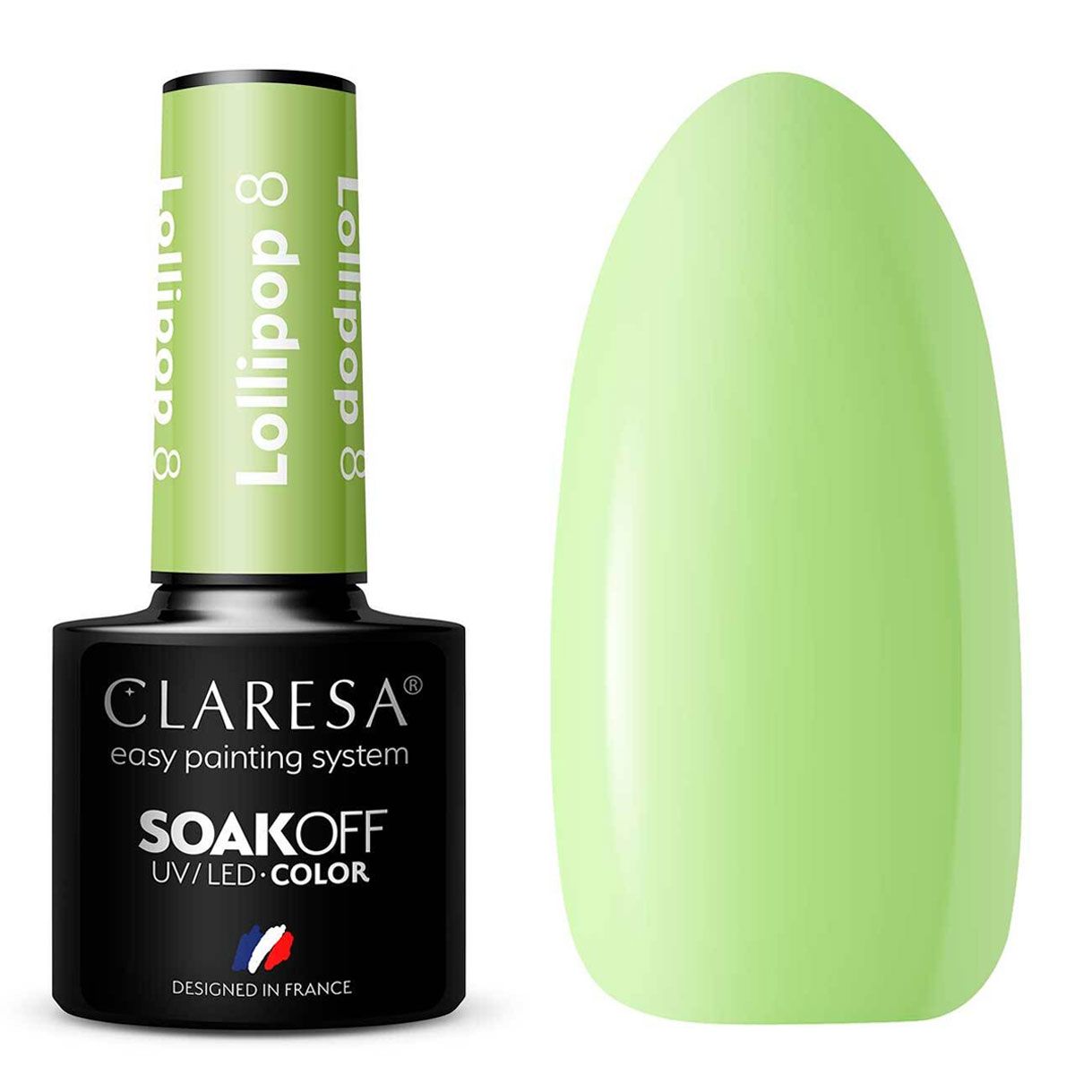 Claresa UV-LED-Gel-Nagellack, 5 ml, Lollipop 8