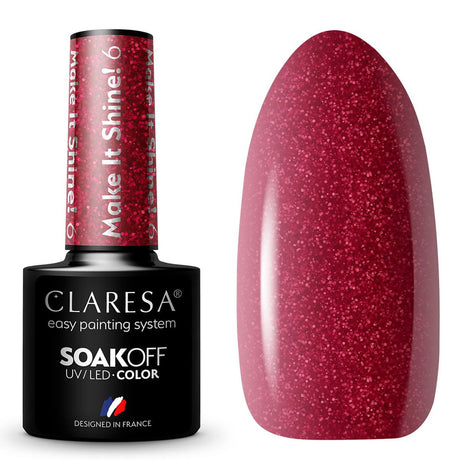 Claresa UV-LED-Gel-Nagellack, 5 ml, Make It Shine 6