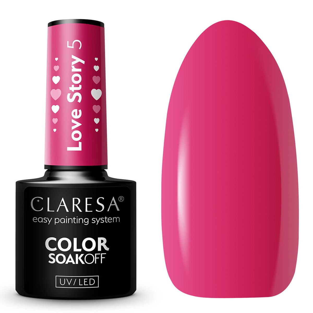 Claresa UV-LED-Gelpolitur 5 ml Liebesgeschichte 5