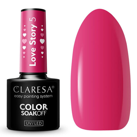 Claresa UV-LED-Gelpolitur 5 ml Liebesgeschichte 5