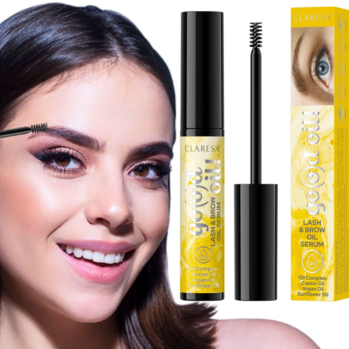 Claresa hat Öl verloren! Wimpern-Brauen-Ölserum 8gr