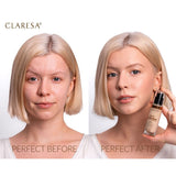 Claresa Liquid Perfection 2-in-1 Concealer und Foundation 102 warmes Medium 18gr.