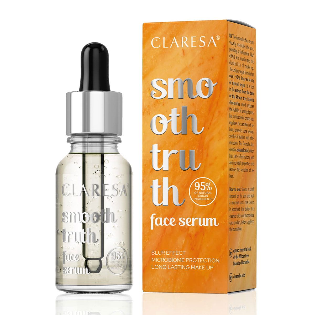 Claresa Smooth Truth glättendes Gesichtsserum 16gr.