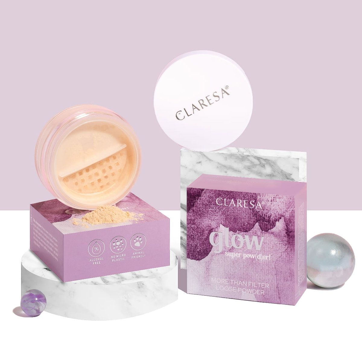 Claresa Glow loser Puder, super Pow(d)er! 12gr.