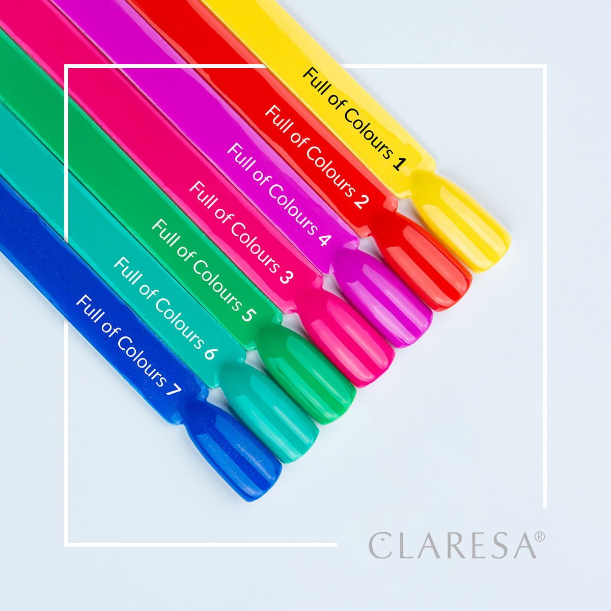 Claresa UV-LED-Gellack 5 ml voller Farben 1