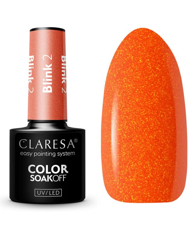 Claresa UV-LED-Gel-Nagellack, 5 ml, Blink 2