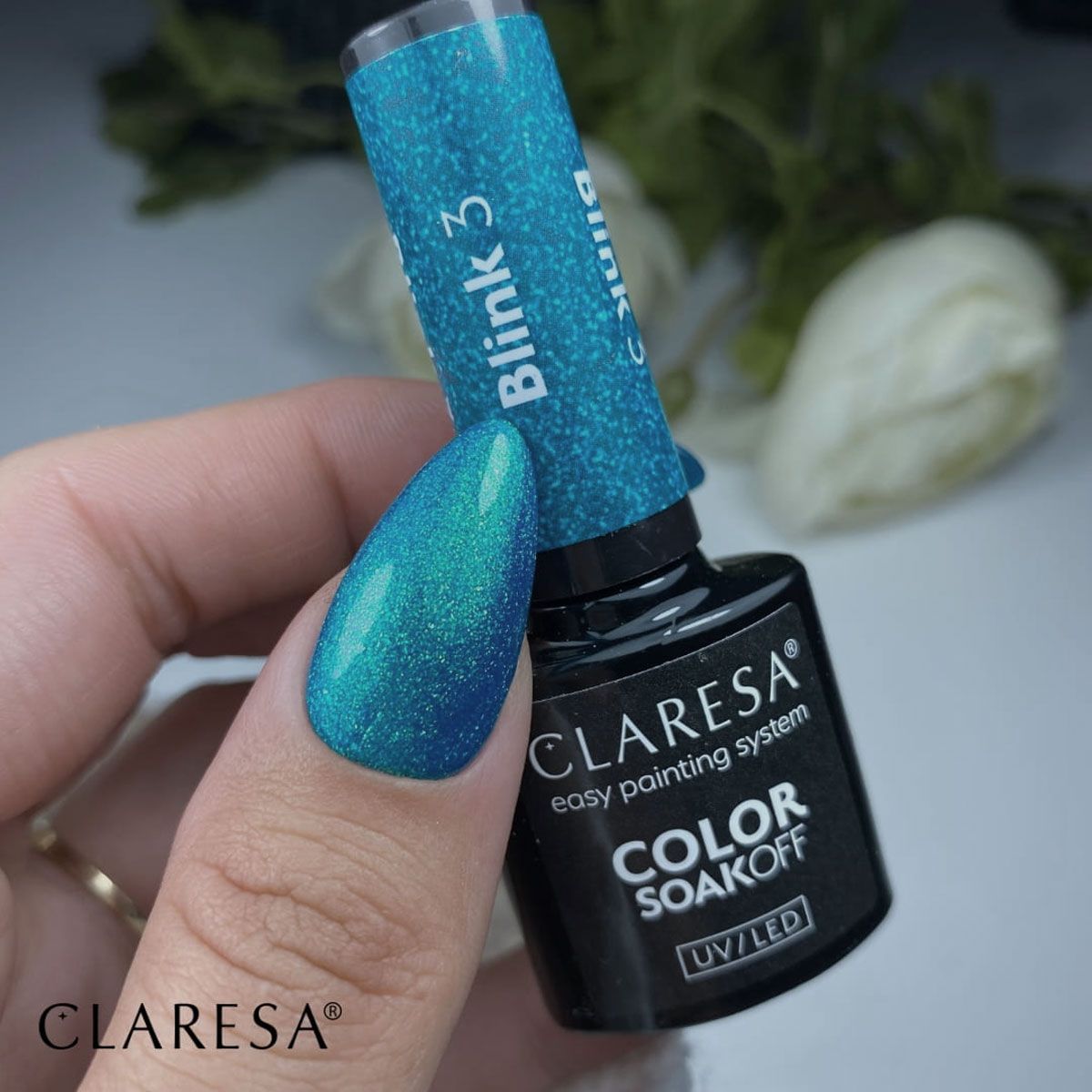 Claresa UV-LED-Gel-Nagellack, 5 ml, Blink 3
