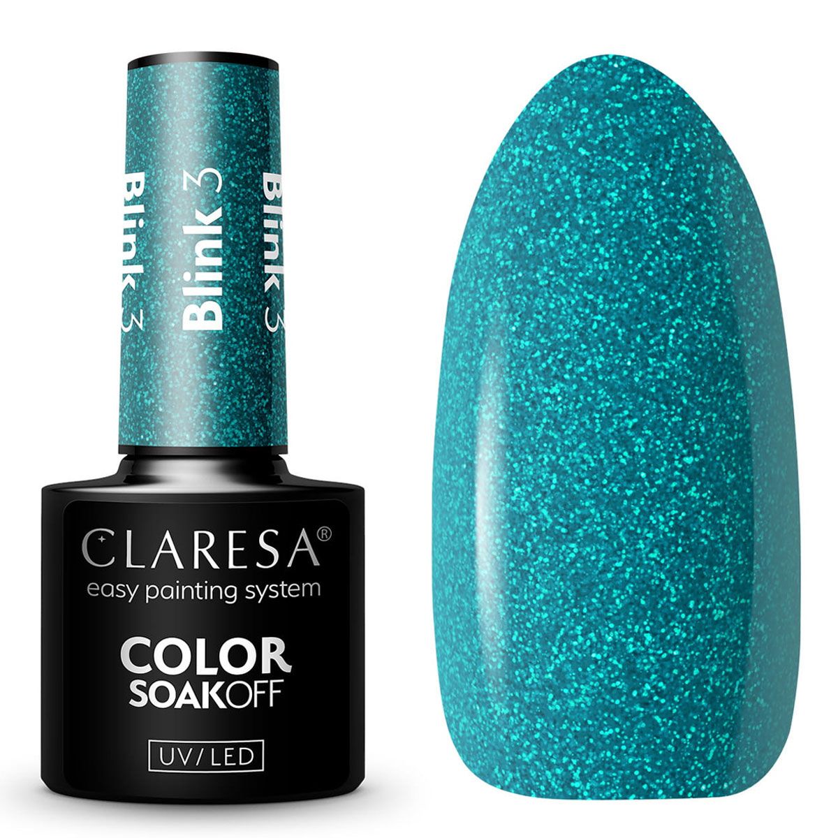 Claresa UV-LED-Gel-Nagellack, 5 ml, Blink 3
