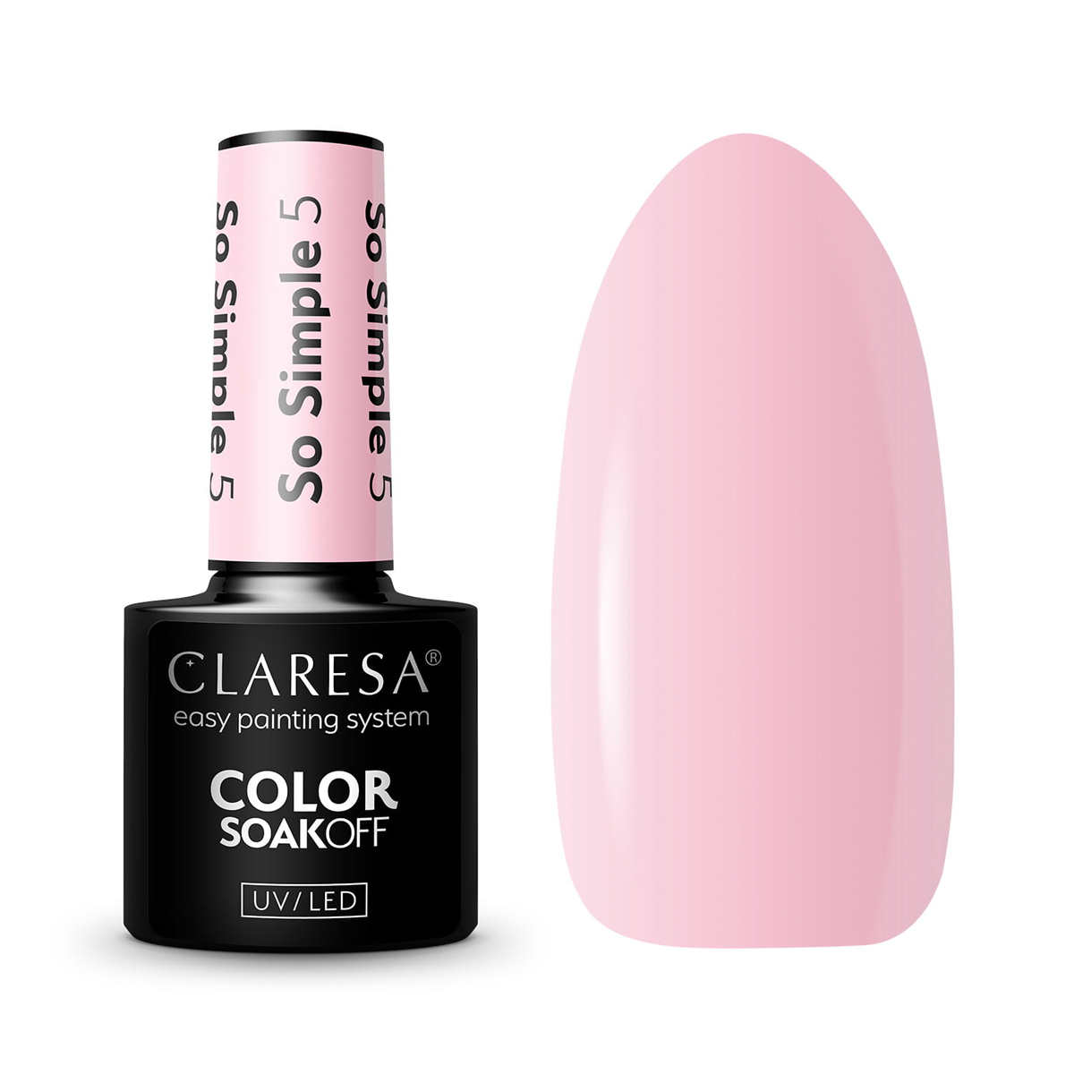 Claresa UV-LED-Gel-Nagellack, 5 ml, So Simple 5