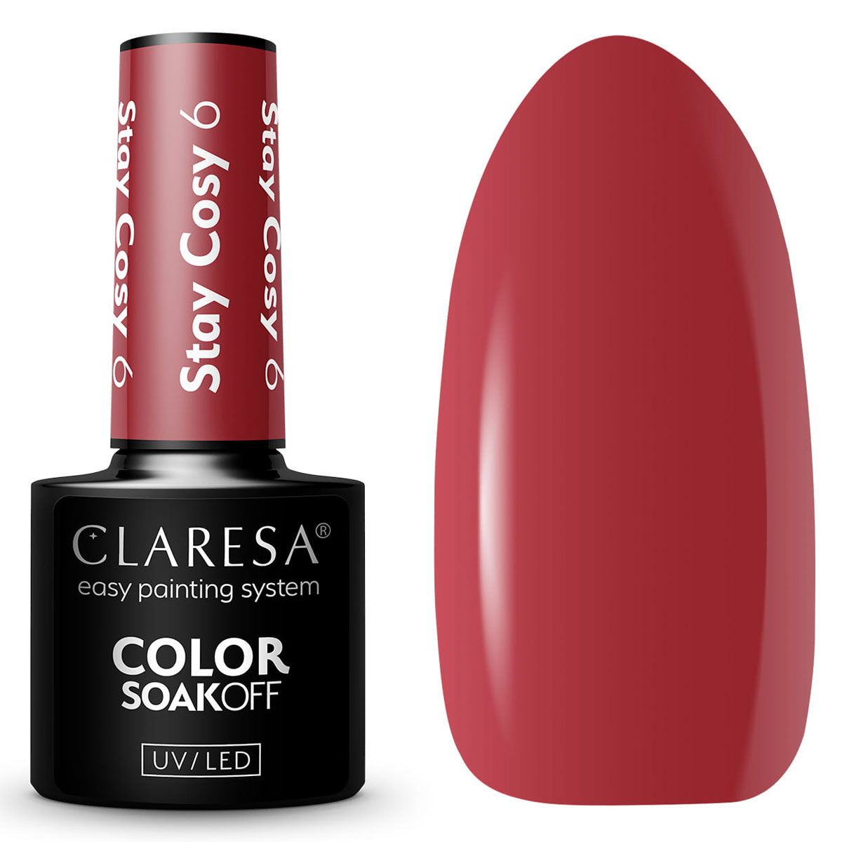 Claresa UV-LED-Gel-Nagellack, 5 ml, Stay Cozy 6