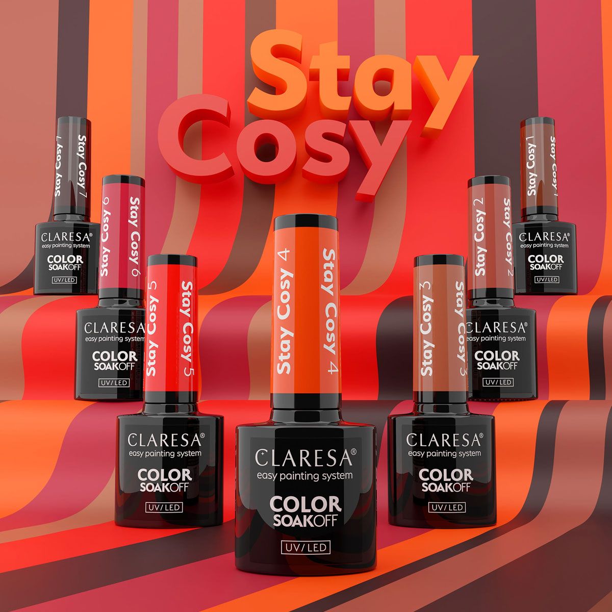 Claresa UV-LED-Gel-Nagellack, 5 ml, Stay Cozy 6