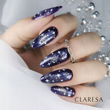 Claresa Überlack ohne Abwischen, glitzernd, blau, 5 ml