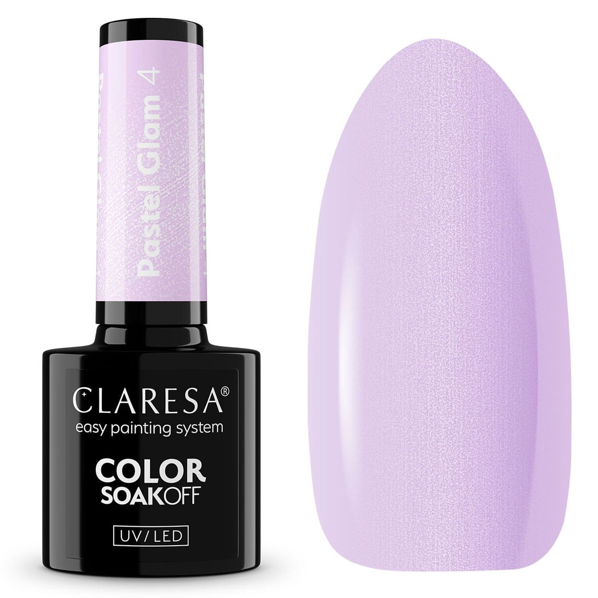 Claresa UV-LED-Gel-Nagellack, 5 ml, Pastell Glam 4
